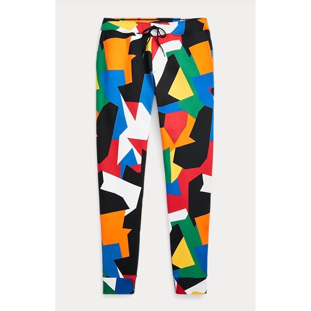 Polo Ralph Lauren Big & Tall Abstract-Print Double-Knit Jogger Pant Size 5LT